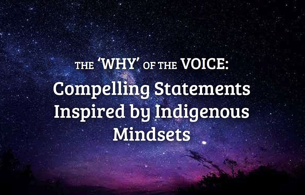 The 'Why' of the Voice